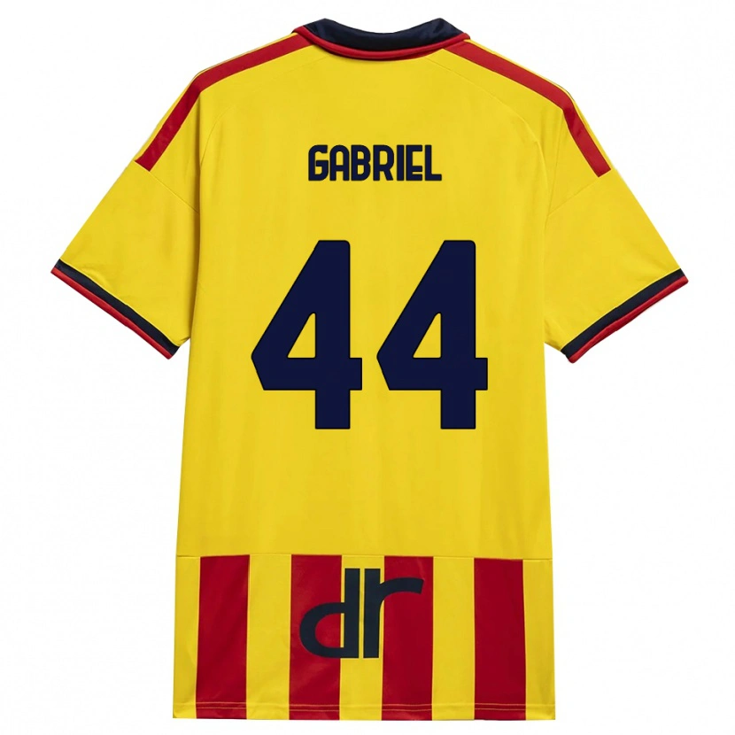 Danxen Herren Tiago Gabriel #44 Gelb Rot Heimtrikot Trikot 2026/27 T-Shirt Schweiz