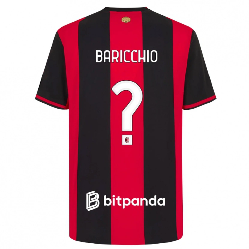 Danxen Herren Luca Baricchio #0 Rot Schwarz Weiß Heimtrikot Trikot 2026/27 T-Shirt Schweiz