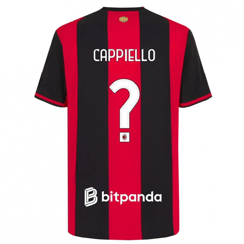 Danxen Herren Flavio Cappiello #0 Rot Schwarz Weiß Heimtrikot Trikot 2026/27 T-Shirt Schweiz