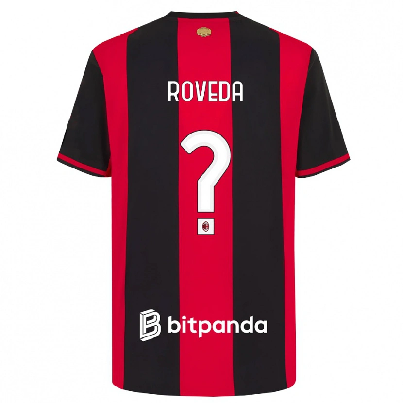 Danxen Herren Samuele Roveda #0 Rot Schwarz Weiß Heimtrikot Trikot 2026/27 T-Shirt Schweiz