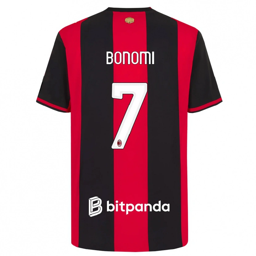 Danxen Herren Alessandro Bonomi #7 Rot Schwarz Weiß Heimtrikot Trikot 2026/27 T-Shirt Schweiz