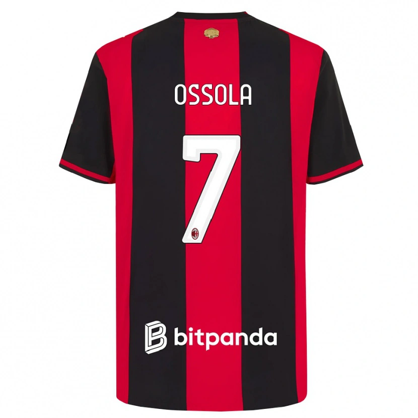 Danxen Herren Lorenzo Ossola #7 Rot Schwarz Weiß Heimtrikot Trikot 2026/27 T-Shirt Schweiz