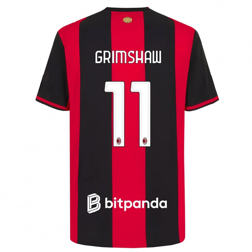 Danxen Herren Christy Grimshaw #11 Rot Schwarz Weiß Heimtrikot Trikot 2026/27 T-Shirt Schweiz
