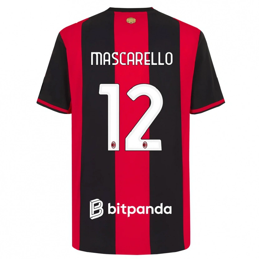 Danxen Herren Marta Mascarello #12 Rot Schwarz Weiß Heimtrikot Trikot 2026/27 T-Shirt Schweiz