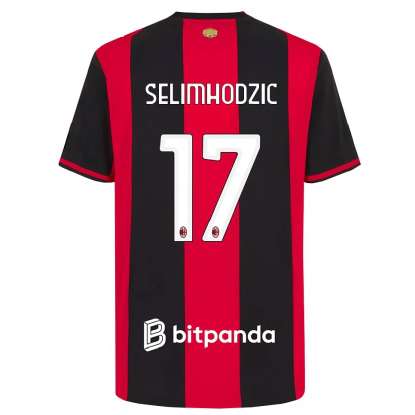 Danxen Herren Noa Selimhodzic #17 Rot Schwarz Weiß Heimtrikot Trikot 2026/27 T-Shirt Schweiz