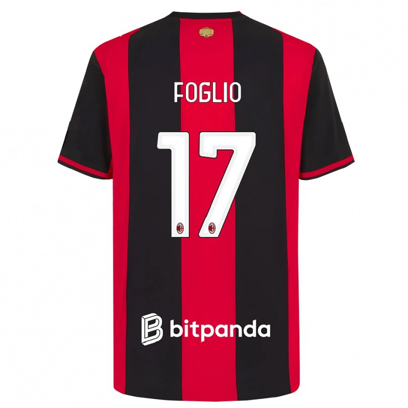 Danxen Herren Christian Foglio #17 Rot Schwarz Weiß Heimtrikot Trikot 2026/27 T-Shirt Schweiz