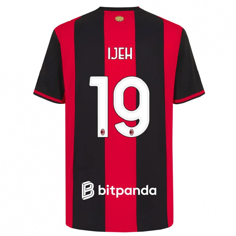 Danxen Herren Evelyn Ijeh #19 Rot Schwarz Weiß Heimtrikot Trikot 2026/27 T-Shirt Schweiz