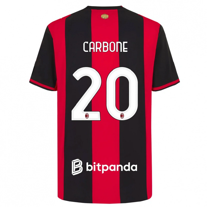 Danxen Herren Emanuele Carbone #20 Rot Schwarz Weiß Heimtrikot Trikot 2026/27 T-Shirt Schweiz