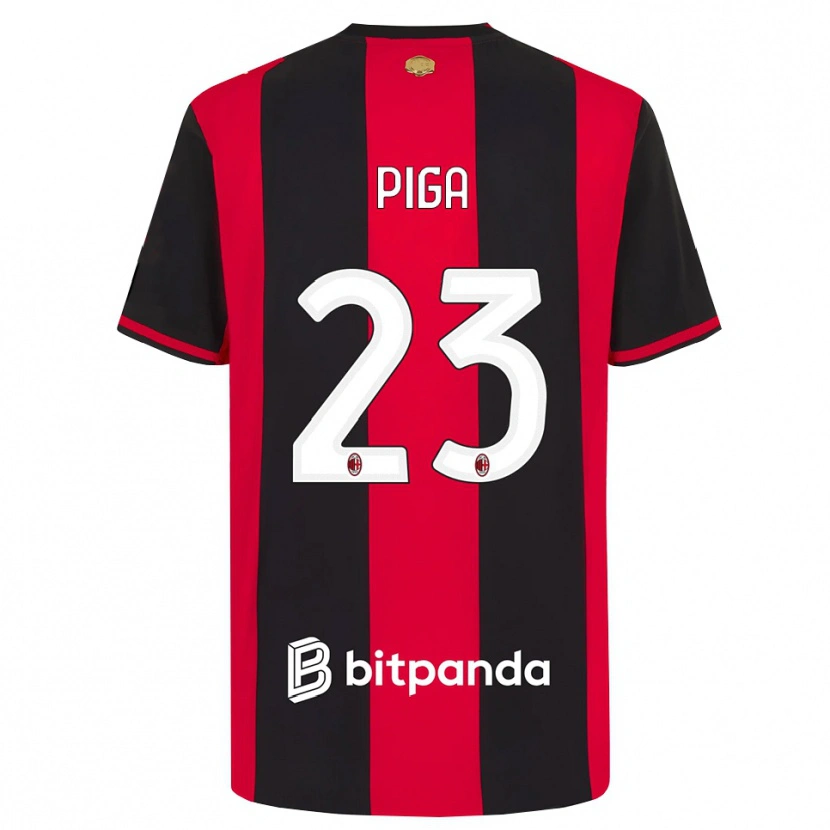 Danxen Herren Julie Piga #23 Rot Schwarz Weiß Heimtrikot Trikot 2026/27 T-Shirt Schweiz