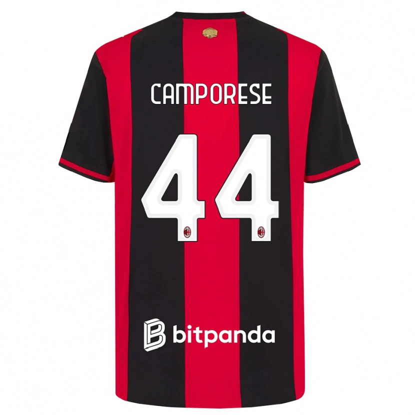 Danxen Herren Michele Camporese #44 Rot Schwarz Weiß Heimtrikot Trikot 2026/27 T-Shirt Schweiz