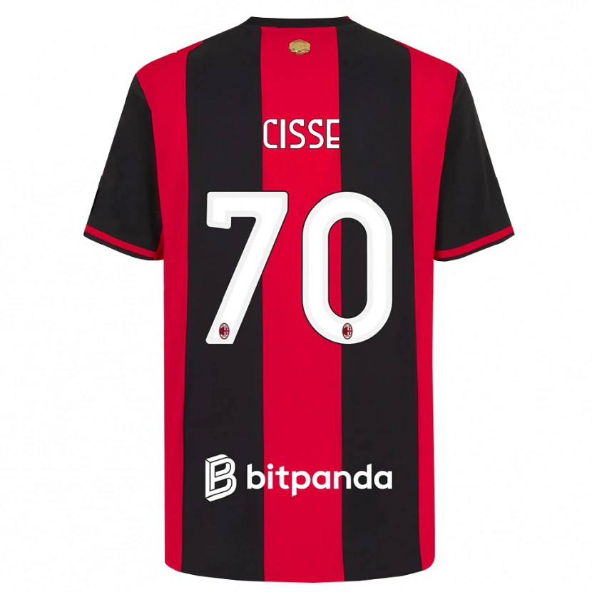 Danxen Herren Alphadjo Cissè #70 Rot Schwarz Weiß Heimtrikot Trikot 2026/27 T-Shirt Schweiz