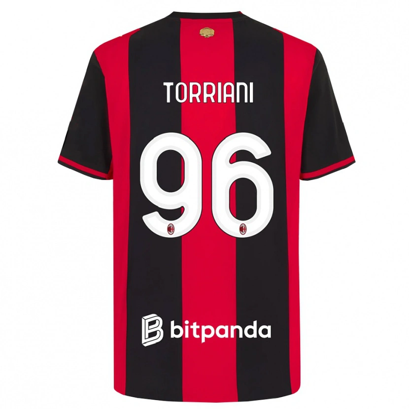 Danxen Herren Lorenzo Torriani #96 Rot Schwarz Weiß Heimtrikot Trikot 2026/27 T-Shirt Schweiz