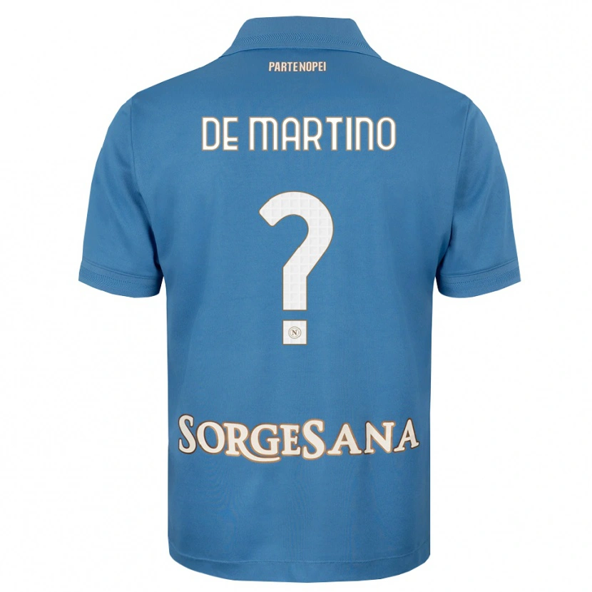 Danxen Herren Enrico Pio De Martino #0 Nebelblau Weiß Heimtrikot Trikot 2026/27 T-Shirt Schweiz