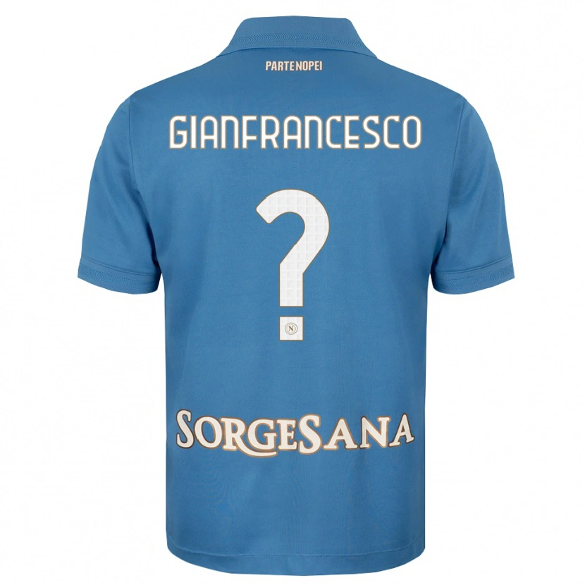 Danxen Herren Sergio Gianfrancesco #0 Nebelblau Weiß Heimtrikot Trikot 2026/27 T-Shirt Schweiz
