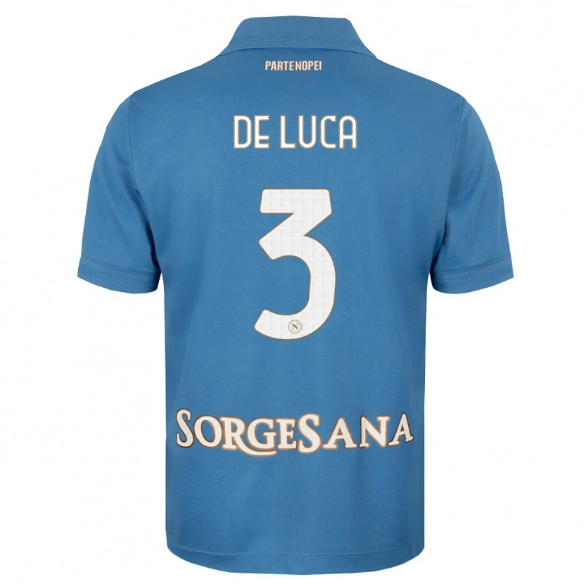 Danxen Herren Alfonso De Luca #3 Nebelblau Weiß Heimtrikot Trikot 2026/27 T-Shirt Schweiz