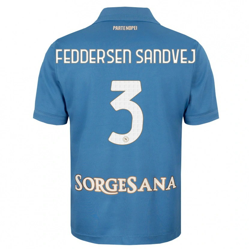 Danxen Herren Cecilie Feddersen Sandvej #3 Nebelblau Weiß Heimtrikot Trikot 2026/27 T-Shirt Schweiz