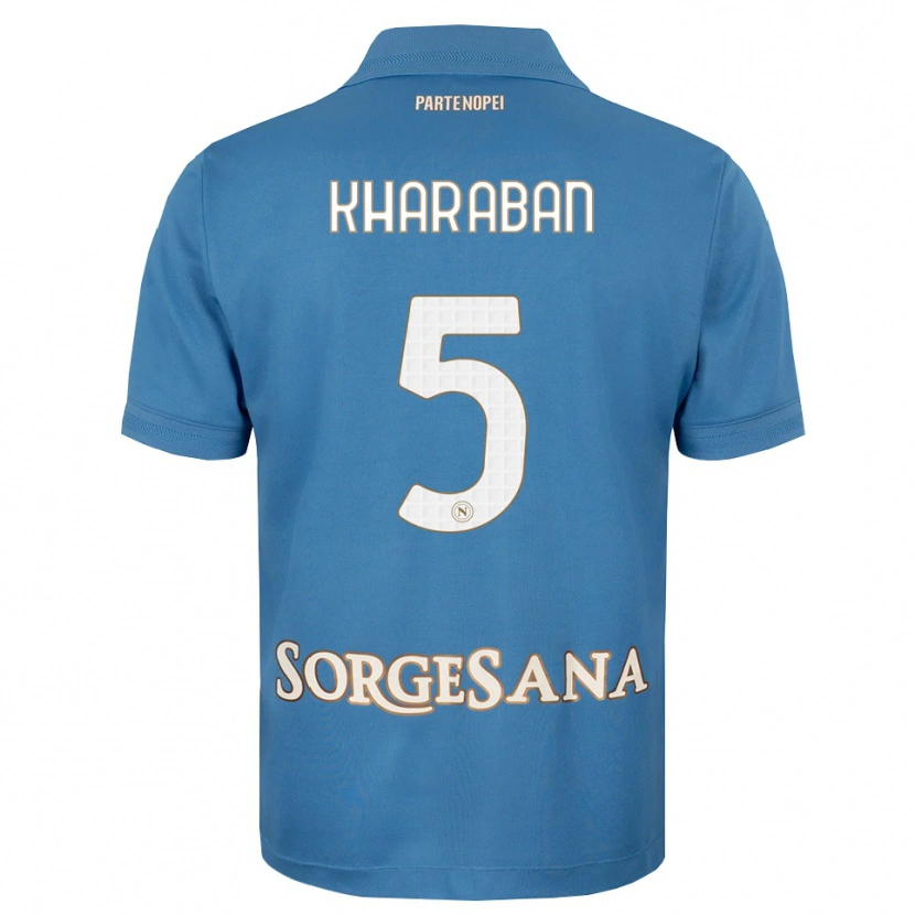 Danxen Herren Vitaliy Kharaban #5 Nebelblau Weiß Heimtrikot Trikot 2026/27 T-Shirt Schweiz