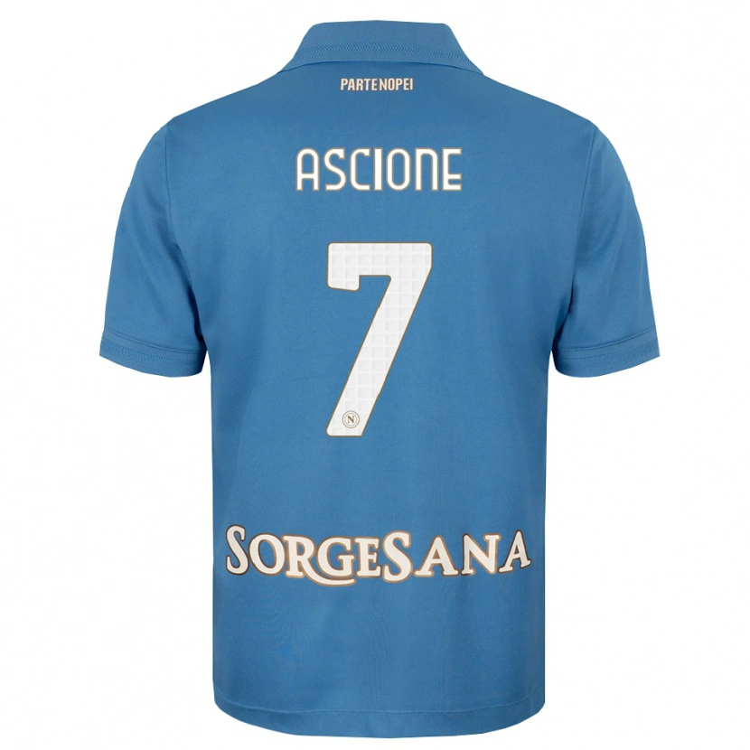 Danxen Herren Simone Ascione #7 Nebelblau Weiß Heimtrikot Trikot 2026/27 T-Shirt Schweiz