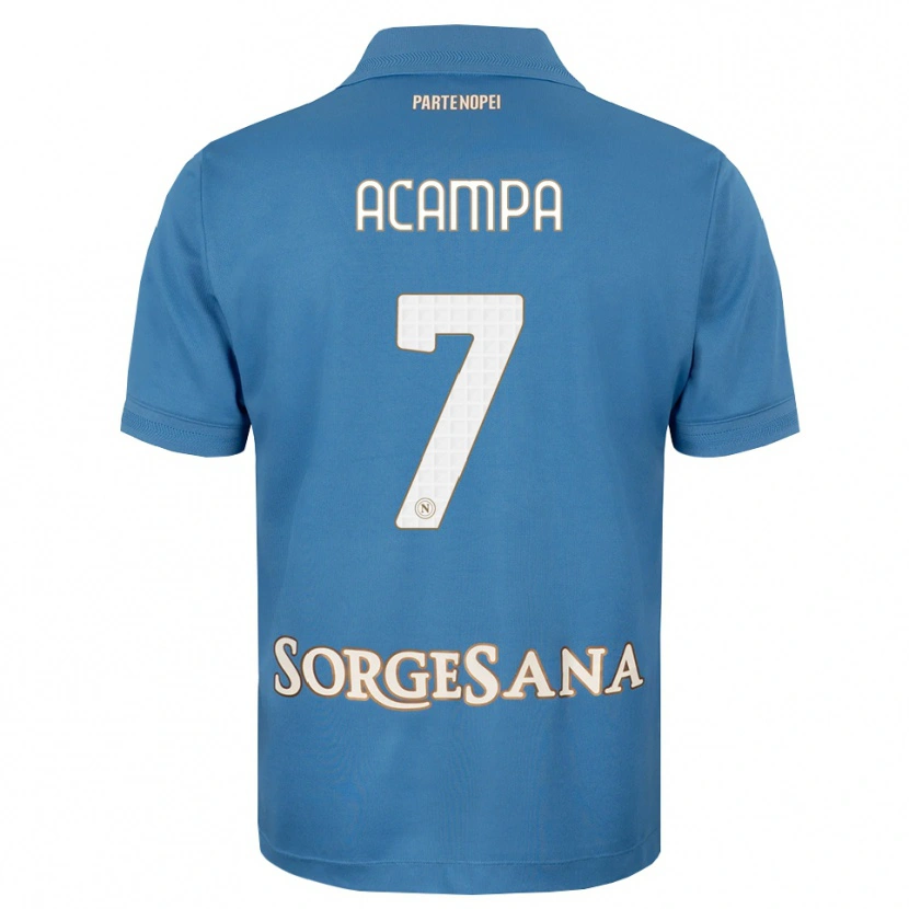 Danxen Herren Davide Acampa #7 Nebelblau Weiß Heimtrikot Trikot 2026/27 T-Shirt Schweiz