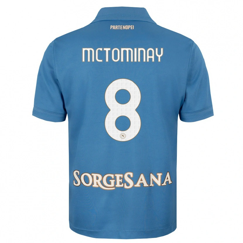 Danxen Herren Scott Mctominay #8 Nebelblau Weiß Heimtrikot Trikot 2026/27 T-Shirt Schweiz