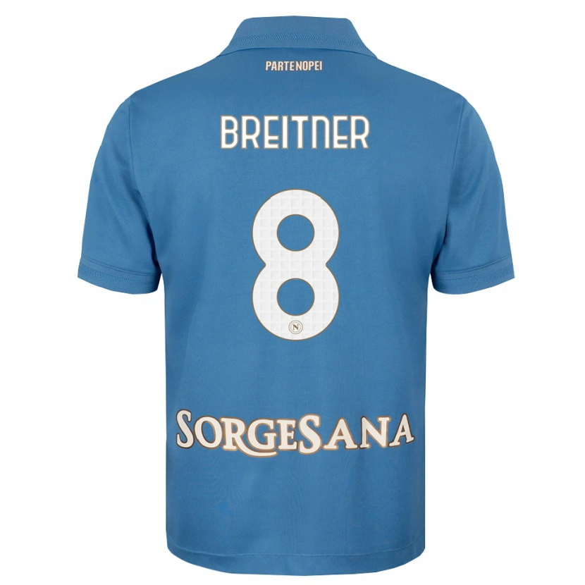 Danxen Herren Stephanie Breitner #8 Nebelblau Weiß Heimtrikot Trikot 2026/27 T-Shirt Schweiz