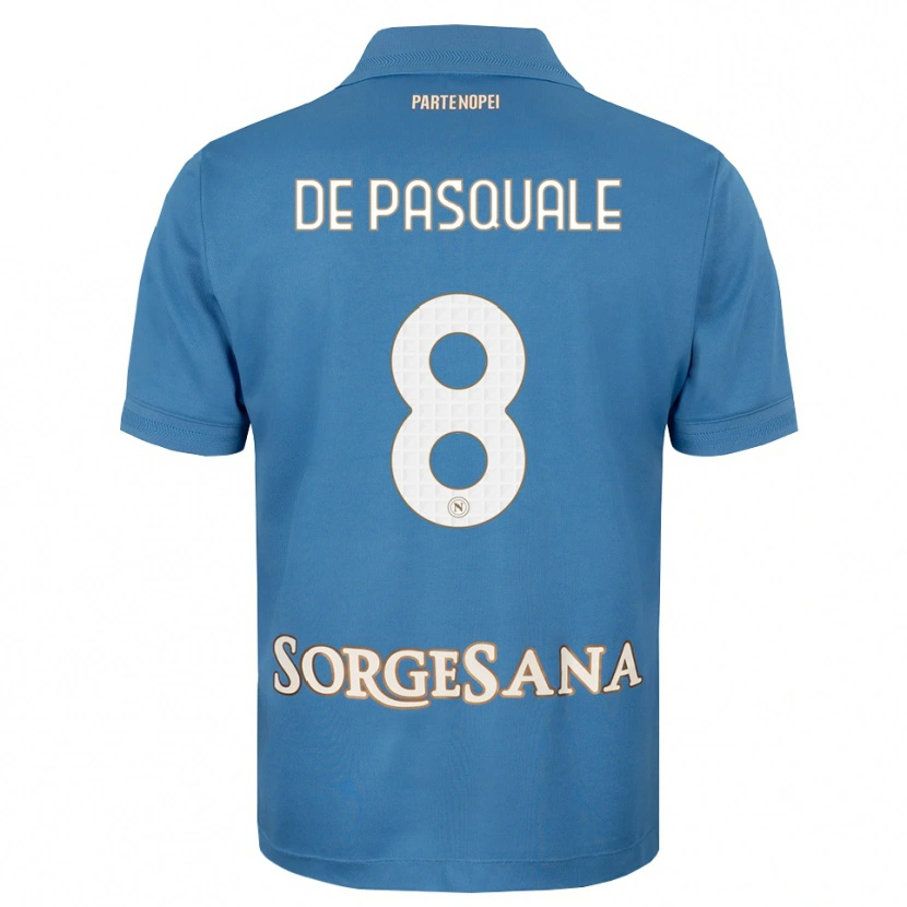Danxen Herren Dylan De Pasquale #8 Nebelblau Weiß Heimtrikot Trikot 2026/27 T-Shirt Schweiz