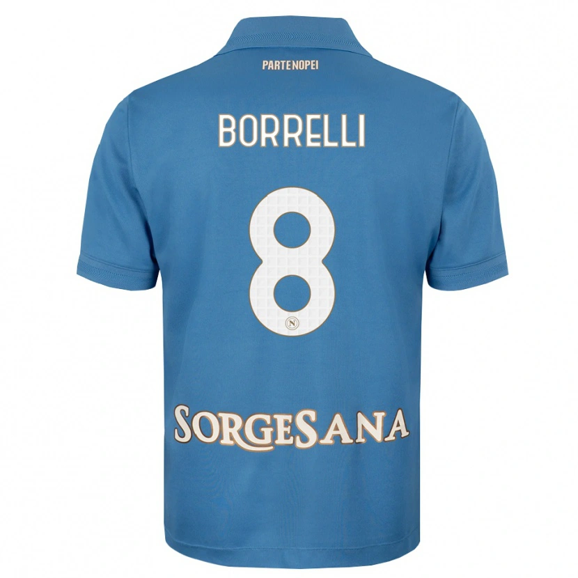 Danxen Herren Ciro Borrelli #8 Nebelblau Weiß Heimtrikot Trikot 2026/27 T-Shirt Schweiz