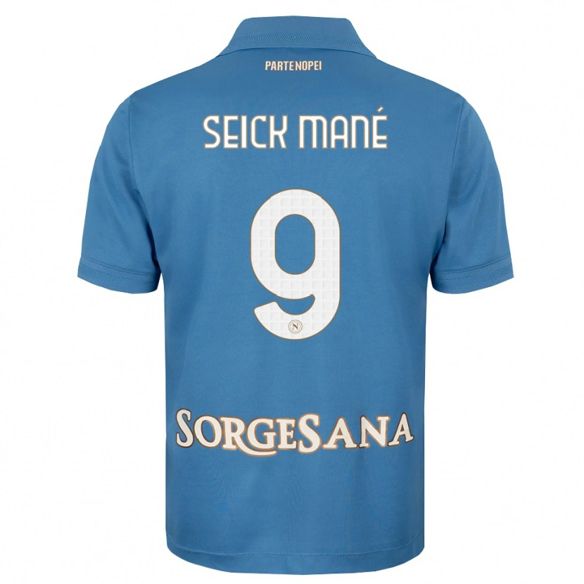 Danxen Herren Mohamed Seick Mané #9 Nebelblau Weiß Heimtrikot Trikot 2026/27 T-Shirt Schweiz