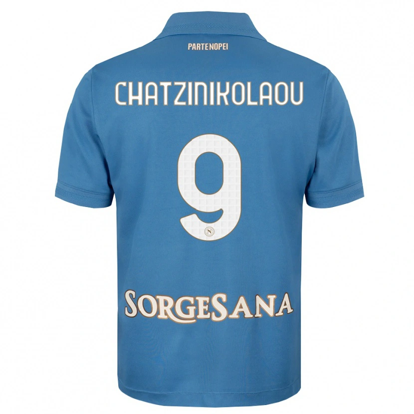 Danxen Herren Despoina Chatzinikolaou #9 Nebelblau Weiß Heimtrikot Trikot 2026/27 T-Shirt Schweiz