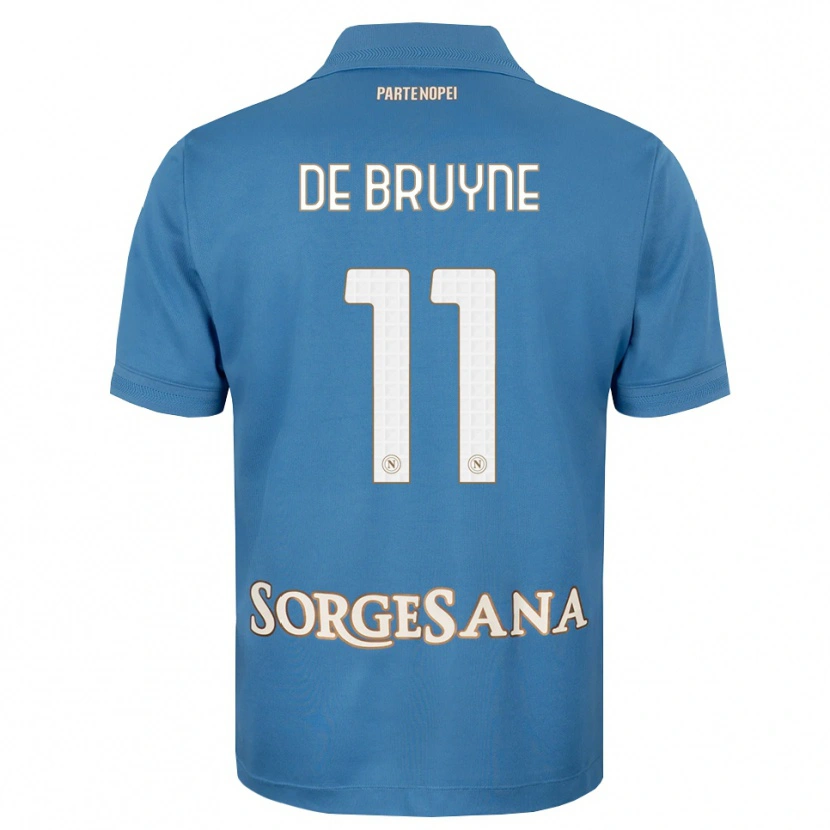 Danxen Herren Kevin De Bruyne #11 Nebelblau Weiß Heimtrikot Trikot 2026/27 T-Shirt Schweiz