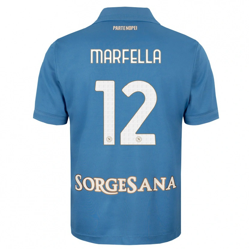 Danxen Herren Davide Marfella #12 Nebelblau Weiß Heimtrikot Trikot 2026/27 T-Shirt Schweiz