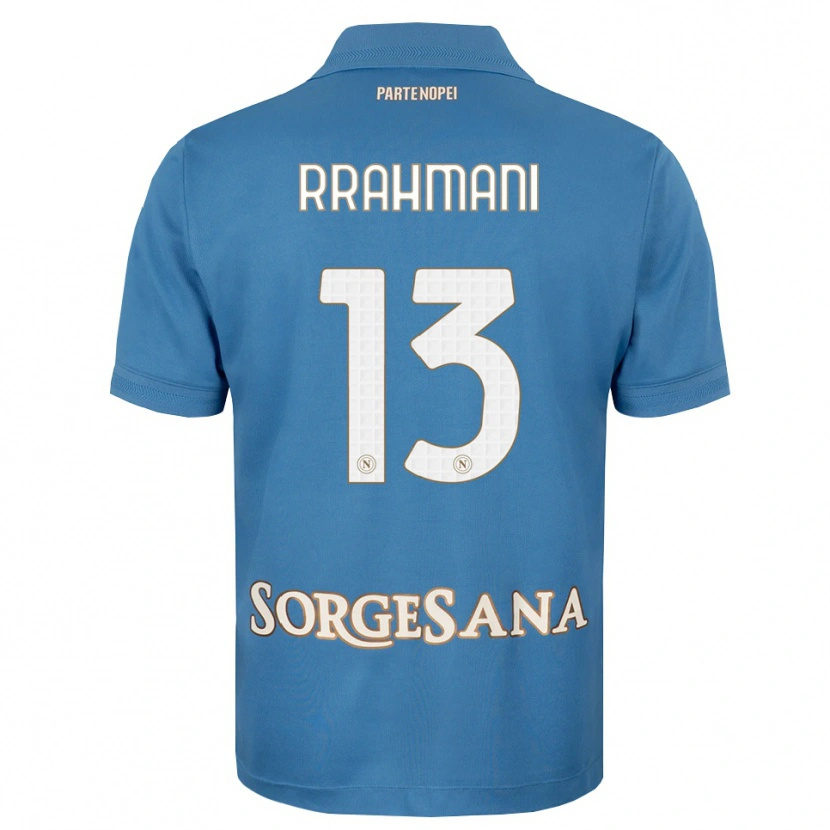 Danxen Herren Amir Rrahmani #13 Nebelblau Weiß Heimtrikot Trikot 2026/27 T-Shirt Schweiz