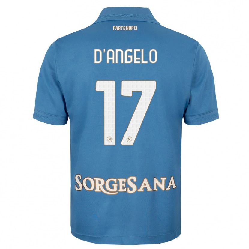 Danxen Herren Giuseppe D'angelo #17 Nebelblau Weiß Heimtrikot Trikot 2026/27 T-Shirt Schweiz