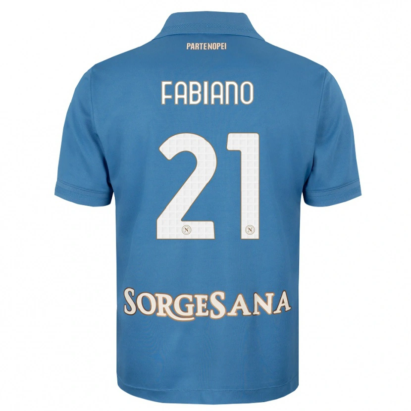 Danxen Herren Francesca Fabiano #21 Nebelblau Weiß Heimtrikot Trikot 2026/27 T-Shirt Schweiz