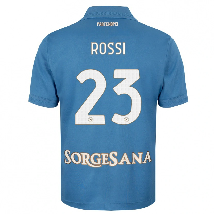 Danxen Herren Leonardo Rossi #23 Nebelblau Weiß Heimtrikot Trikot 2026/27 T-Shirt Schweiz