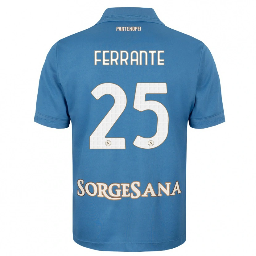 Danxen Herren Mathias Ferrante #25 Nebelblau Weiß Heimtrikot Trikot 2026/27 T-Shirt Schweiz