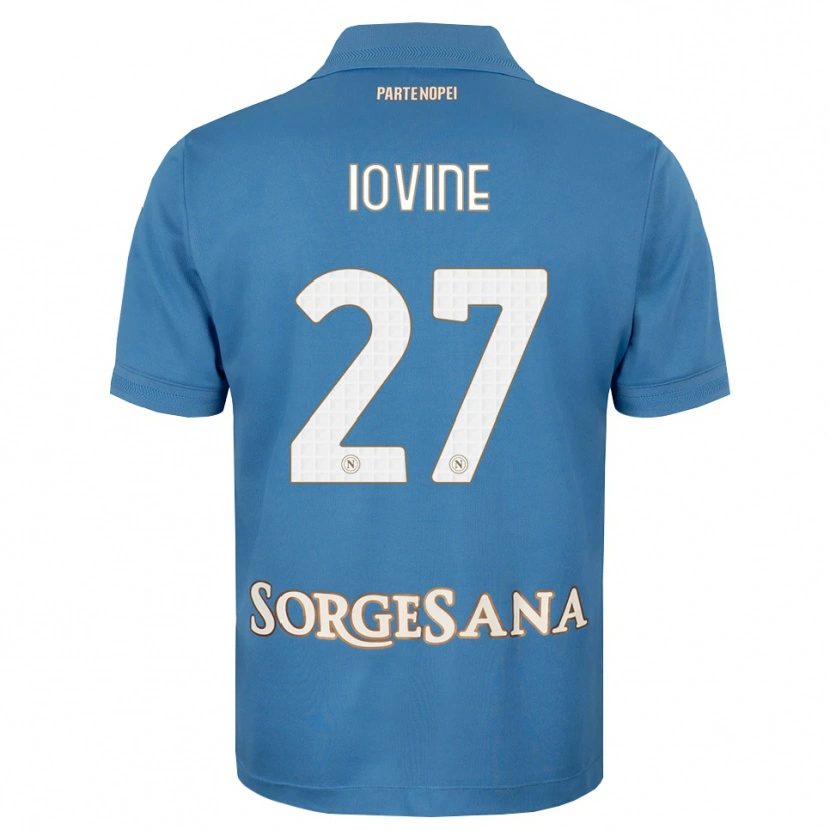 Danxen Herren Andrea Iovine #27 Nebelblau Weiß Heimtrikot Trikot 2026/27 T-Shirt Schweiz