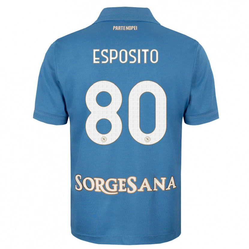 Danxen Herren Luigi Esposito #80 Nebelblau Weiß Heimtrikot Trikot 2026/27 T-Shirt Schweiz