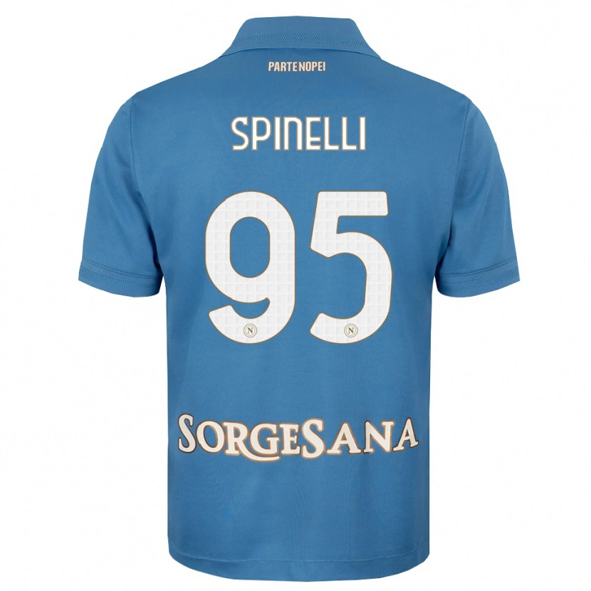 Danxen Herren David Spinelli #95 Nebelblau Weiß Heimtrikot Trikot 2026/27 T-Shirt Schweiz