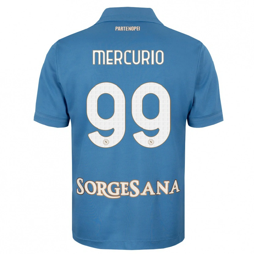 Danxen Herren Giovanni Mercurio #99 Nebelblau Weiß Heimtrikot Trikot 2026/27 T-Shirt Schweiz