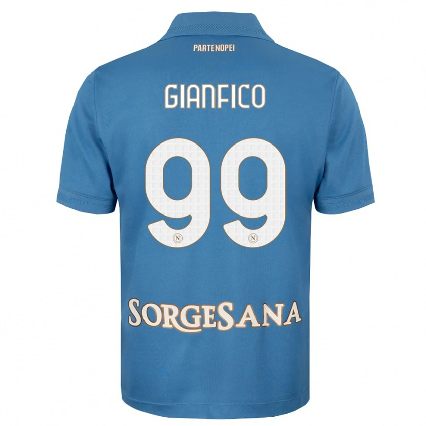 Danxen Herren Maria Morena Gianfico #99 Nebelblau Weiß Heimtrikot Trikot 2026/27 T-Shirt Schweiz