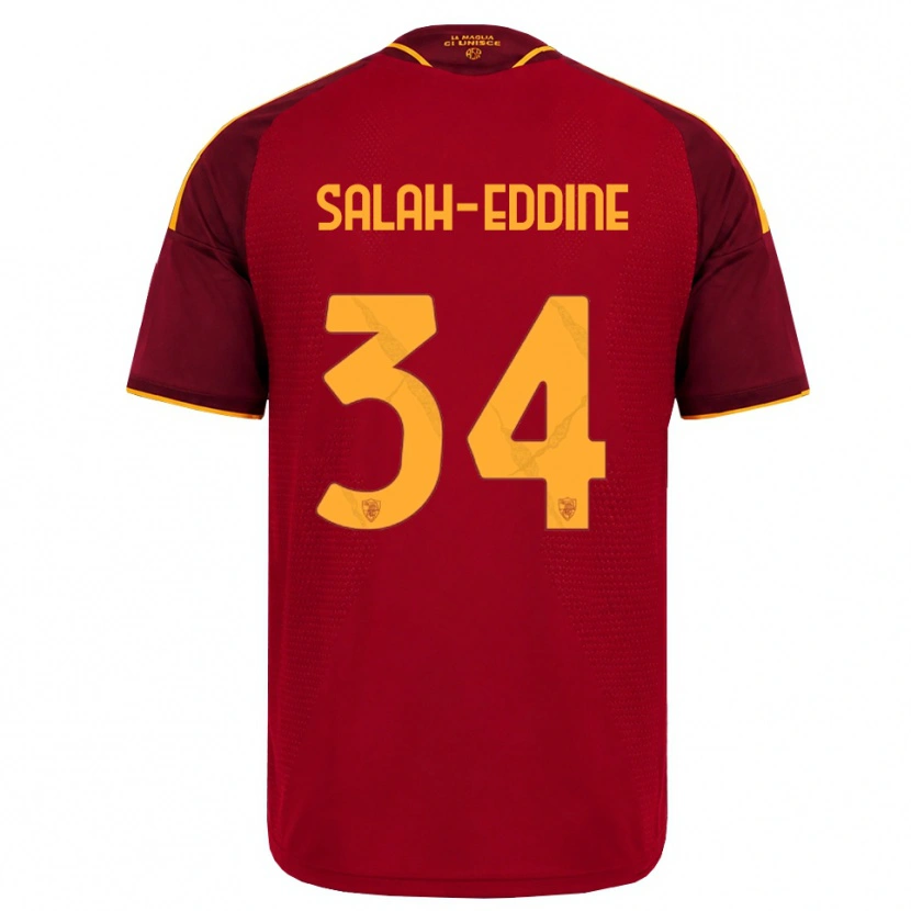 Danxen Herren Anass Salah-Eddine #34 Rot Gold Gelb Heimtrikot Trikot 2026/27 T-Shirt Schweiz