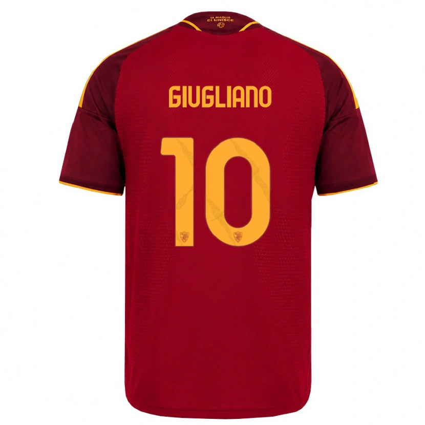 Danxen Herren Manuela Giugliano #10 Rot Gold Gelb Heimtrikot Trikot 2026/27 T-Shirt Schweiz