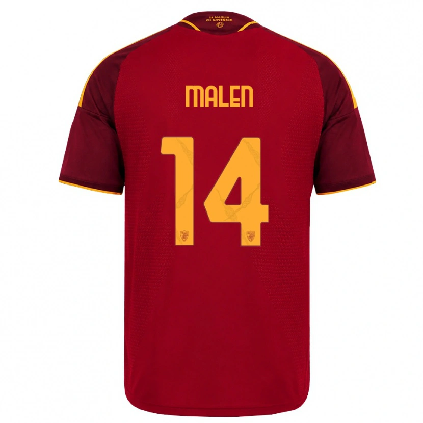 Danxen Herren Donyell Malen #14 Rot Gold Gelb Heimtrikot Trikot 2026/27 T-Shirt Schweiz