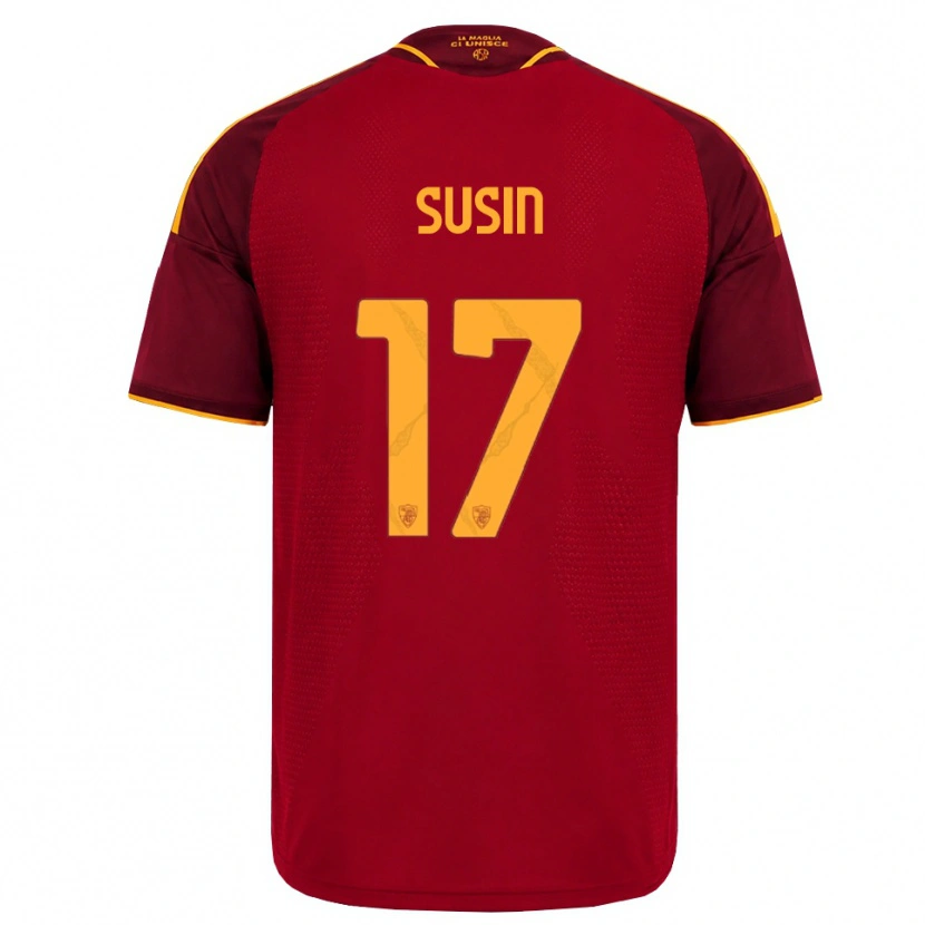 Danxen Herren Flavio Susin #17 Rot Gold Gelb Heimtrikot Trikot 2026/27 T-Shirt Schweiz