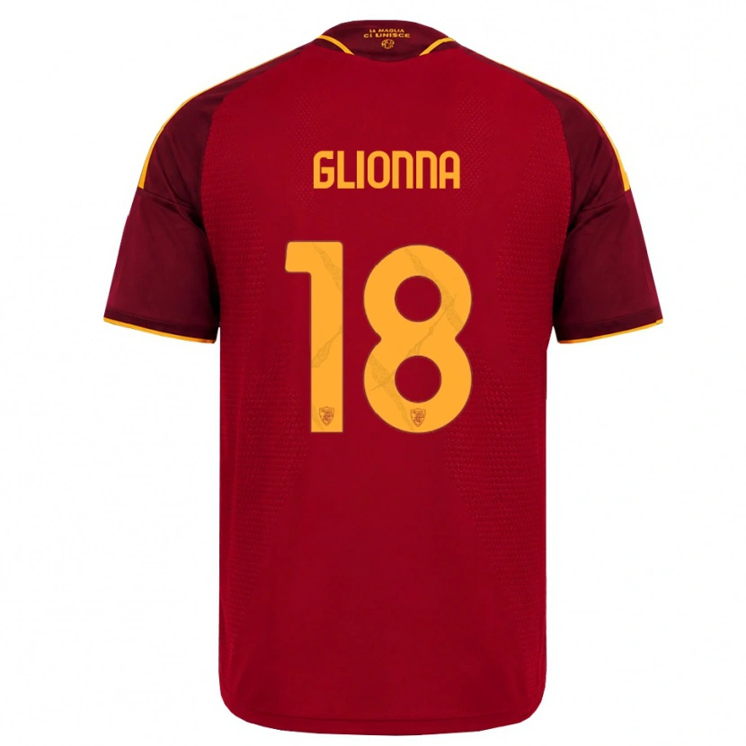 Danxen Herren Benedetta Glionna #18 Rot Gold Gelb Heimtrikot Trikot 2026/27 T-Shirt Schweiz