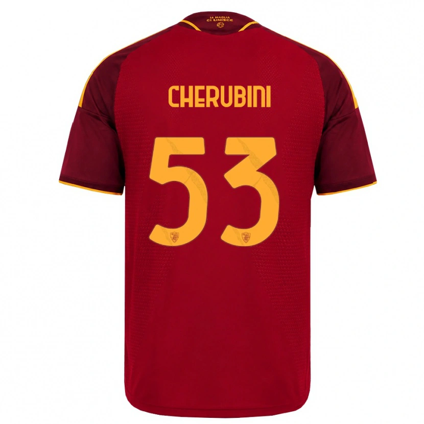 Danxen Herren Martina Cherubini #53 Rot Gold Gelb Heimtrikot Trikot 2026/27 T-Shirt Schweiz