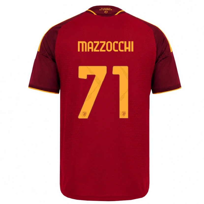 Danxen Herren Giulia Mazzocchi #71 Rot Gold Gelb Heimtrikot Trikot 2026/27 T-Shirt Schweiz