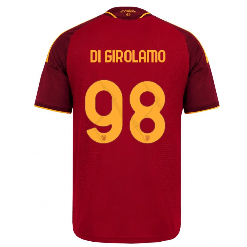 Danxen Herren Anita Di Girolamo #98 Rot Gold Gelb Heimtrikot Trikot 2026/27 T-Shirt Schweiz