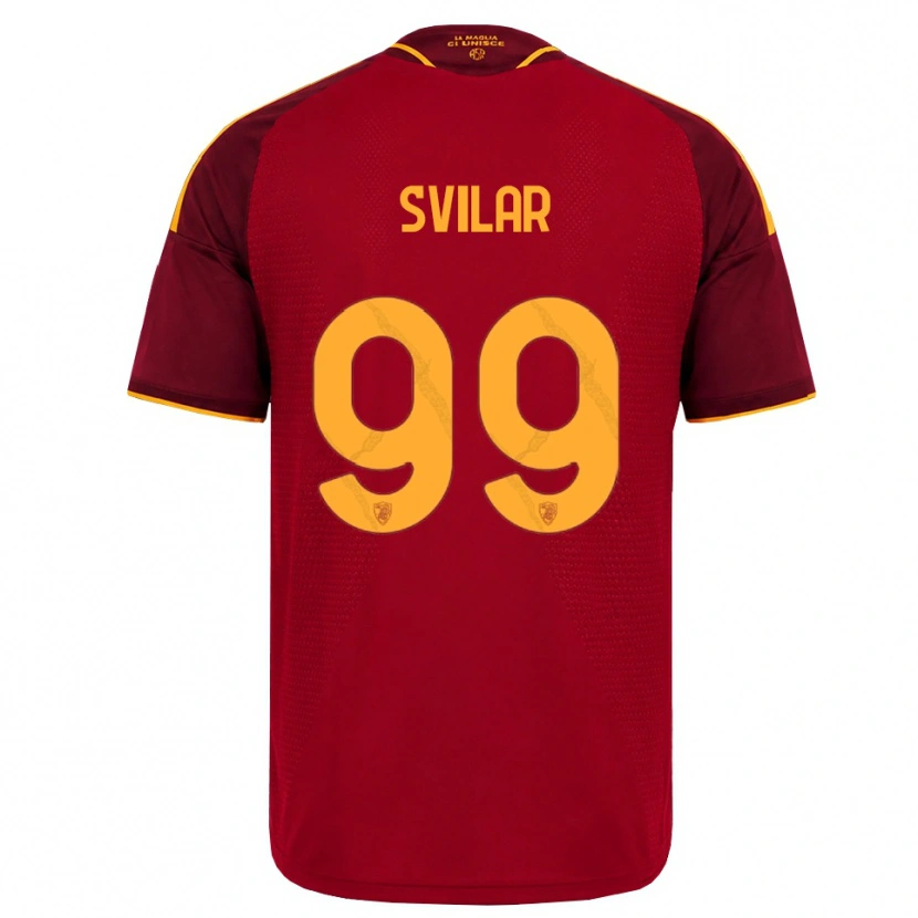 Danxen Herren Mile Svilar #99 Rot Gold Gelb Heimtrikot Trikot 2026/27 T-Shirt Schweiz
